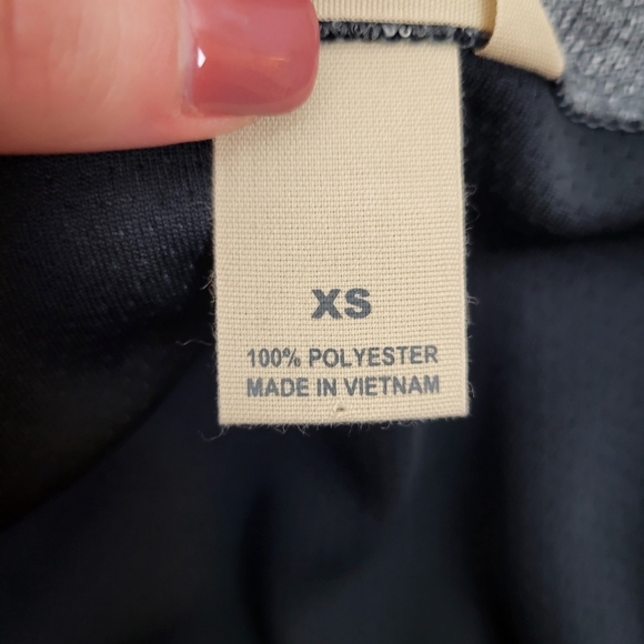 Duluth Trading Co True Masterfleece Cardigan Size XS Gray Open Front Thumbholes - Picture 11 of 11